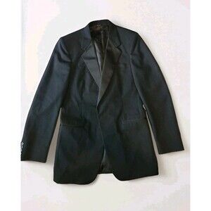 Oscar de la Renta Men’s Black Formal Sport Coat / Blazer – Size 46R